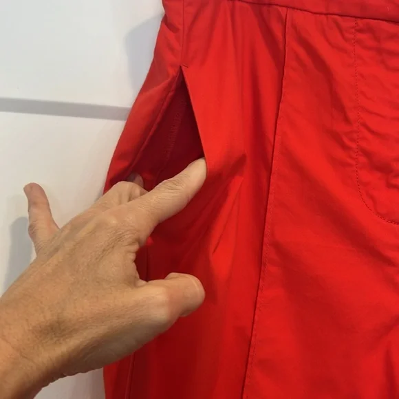 Anthropologie Red Wide Leg Pants - Picture 6 of 11